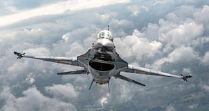 Dark Falcon des belgischen F-16 Demo Teams. von Jaap van den Berg