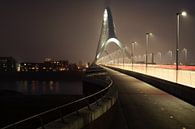 Crossing the Nijmegen in the evening. by Jeroen Lagerwerf thumbnail