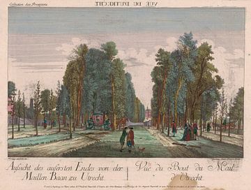 Balthasar Friedrich Leizel, Ansicht der Maliebaan in Utrecht, 1755 - 1779