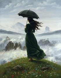 Der Wanderer über den Nebeln Nr. 1 von Studio BB