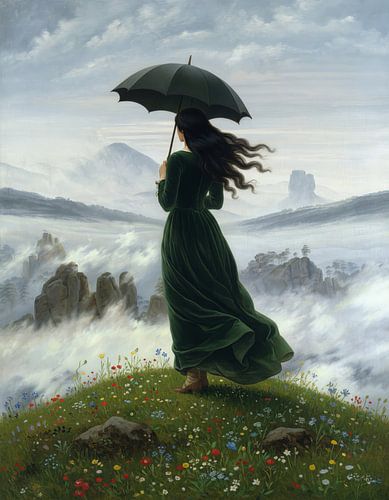 The walker above the Mists no. 1