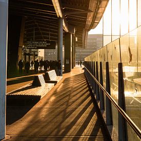 Zonsondergang utrecht centraal van zeilstrafotografie.nl