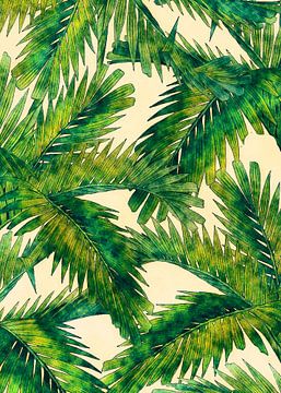 palmblad kunst natuur #blad van JBJart Justyna Jaszke