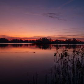 Sonnenuntergang am Paterswoldse Meer von Patricia Holthof