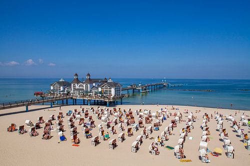 Jetée, Sellin, île de Rügen, Mecklembourg-Poméranie occidentale