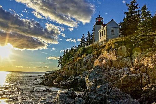 Feu de tête de Bass Harbor