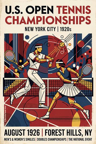 Tennis in USA 1926 von Theodor Decker
