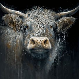 Bemalung der Highlander-Kuh Nr. 05