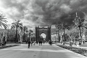 Arc de Triomf in Barcelona van Sanne Vermeulen