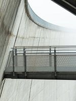 A rainy day at the dam