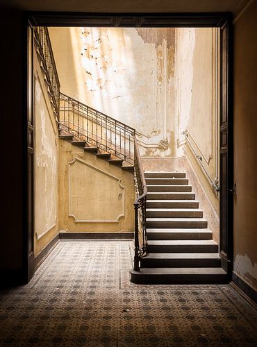 Escalier abandonné dans Dark Space.