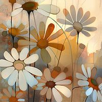 Bloemen in warme tinten