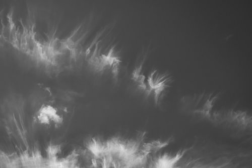 Clouds #4 – Einzigartiger Wolkenhimmel in Schwarz-Weiß