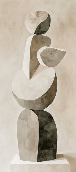 Modern Abstract (gezien bij vtwonen) van Blikvanger Schilderijen