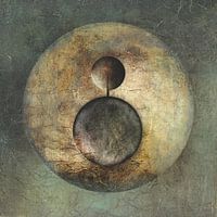 Modern Abstract. Minimalism with Circles.