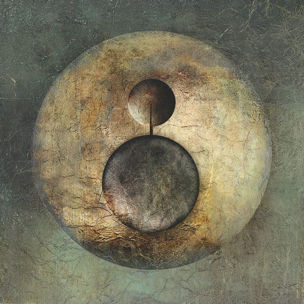 Modern Abstract. Minimalism with Circles. by Alie Ekkelenkamp
