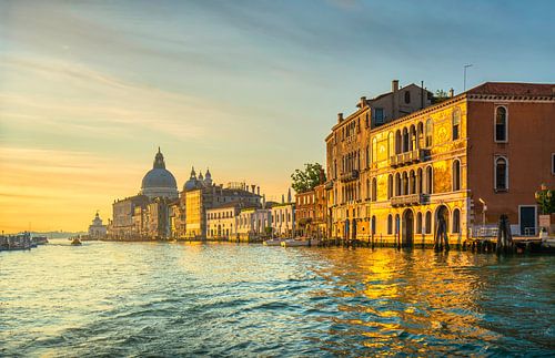 Venetië Grand Canal bij zonsopgang