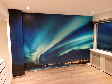 Kundenfoto: Nordlicht Panorama (Nordnorwegen) von Sascha Kilmer