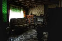 Verlaten huis interieur