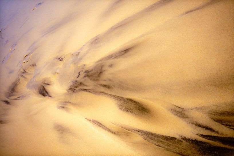 Zandstrand Abstractie van Dieter Walther