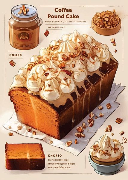 Kaffee-Pfundkuchen: Eine himmlische Köstlichkeit von PublicArt77