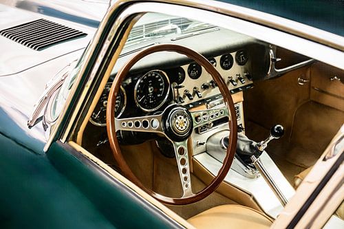 Jaguar E-Type dashboard van Sjoerd van der Wal Fotografie
