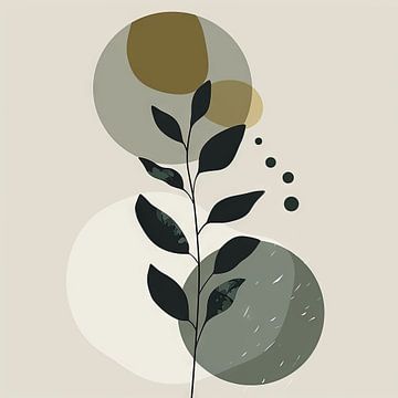 Minimalistische planten van Poster Art Shop
