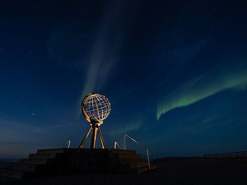 The Northern Lights over the North Cape.