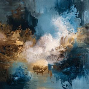 Clash of Blue and Gold