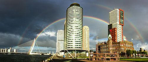 Regenboog in Rotterdam