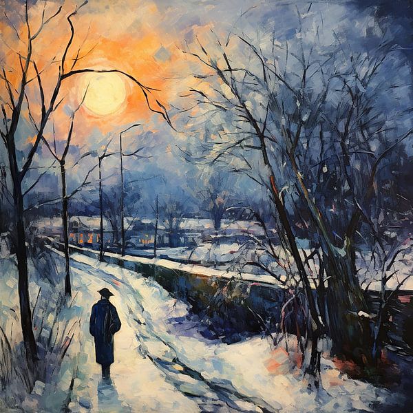 Winter 54950 by Eye catching paintings