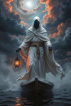 NOCTYREL - De verhulde veerman met de lantaarn in de nevelzee van INFERAURUM