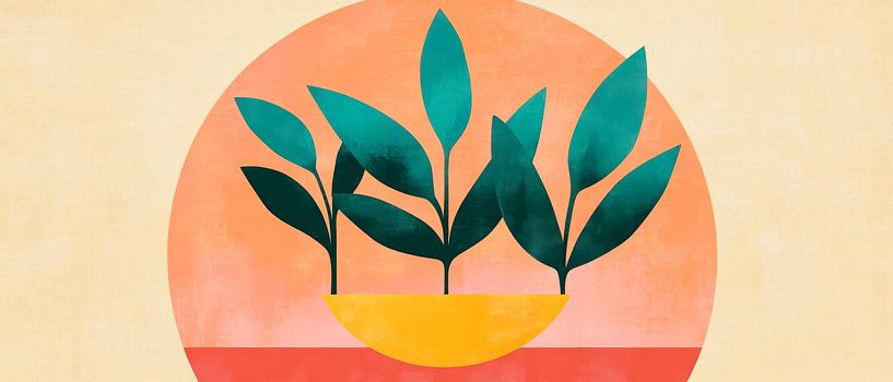 Pflanzenkunst von Poster Art Shop