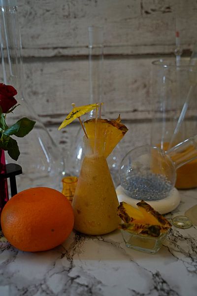Ananas-Kokosnuss-Cocktail mit Grapefruit von Babetts Bildergalerie