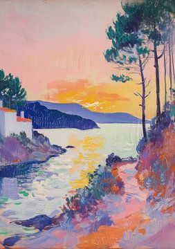 Op Matisse geïnspireerd landschap van Niklas Maximilian