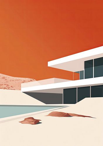 Bauhaus Poster Kunstdruk Ontwerp Architectuur