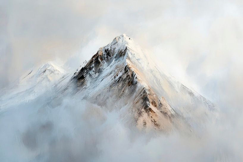 Le mystère des sommets enneigés par Poster Art Shop