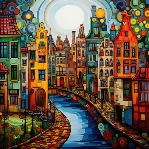 Canal of Colors van Natasja Haandrikman