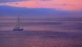 A boat on the Atlantic by Maickel Dedeken