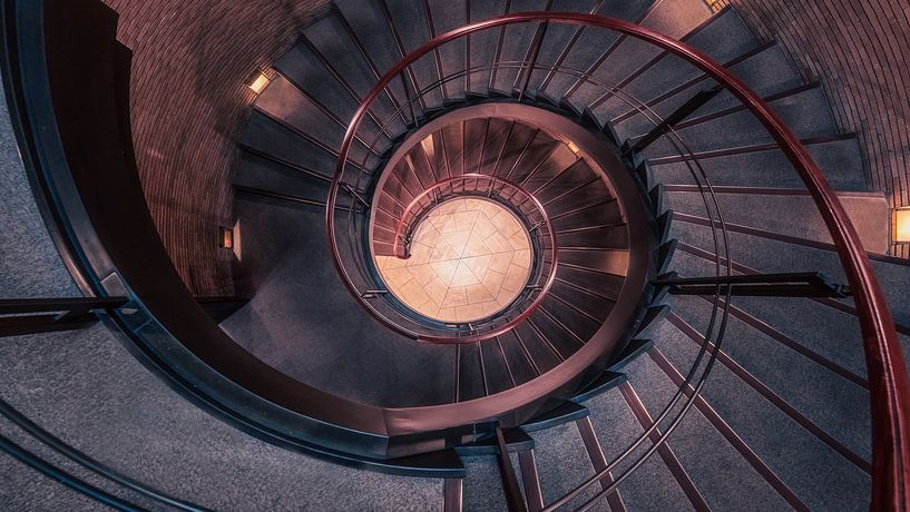 Spiral Staircase van Photo Wall Decoration