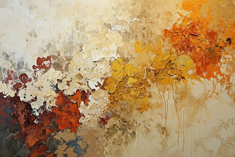 Chaleur | Terracotta abstrait par La collection ARTEO