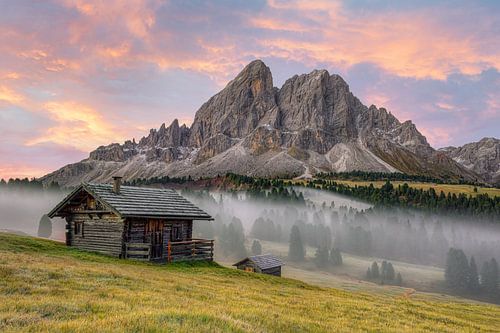 In the morning at the Würzjoch Pass