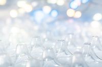 Kunststoffstruktur mit Bokeh-Lichtern