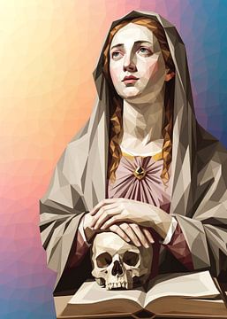 Die reuige Magdalena Lowpoly von Low Profile