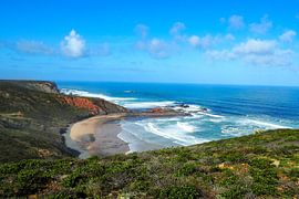 Freedom on the Atlantic  The Fishermen's Trail - golden cliffs, deep blue sea and endless expanses. by Miriam Schwarzfischer Fotografie