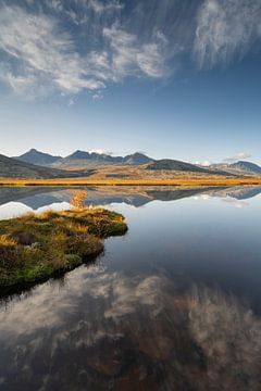 Autumn reflections in Rondane National Park by Raoul Baart
