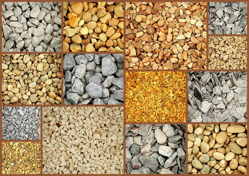 Collage de pierres 1 par Dorothy Berry-Lound