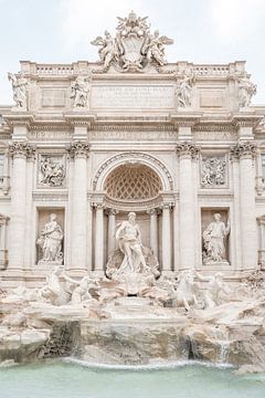 De Trevi Fontein In Rome, Italië van Henrike Schenk