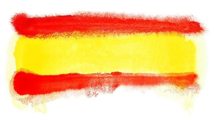 Symbolische Nationalflagge Spaniens von Achim Prill