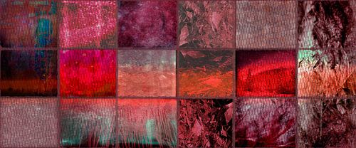 Panorama red, collage